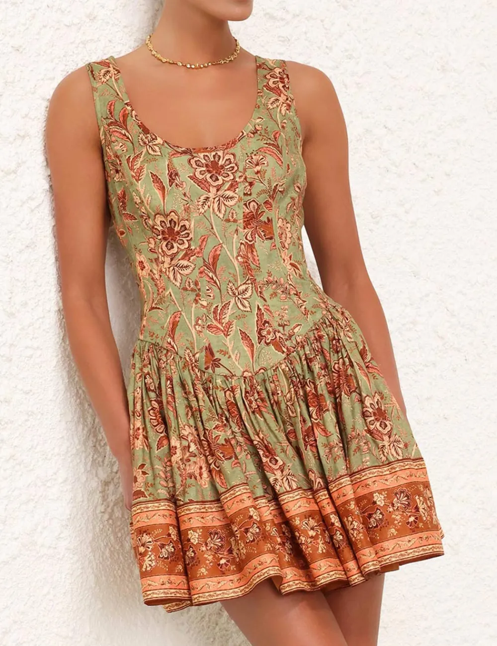 ZIMMERMANN Clothing<Junie Panelled Mini Dress