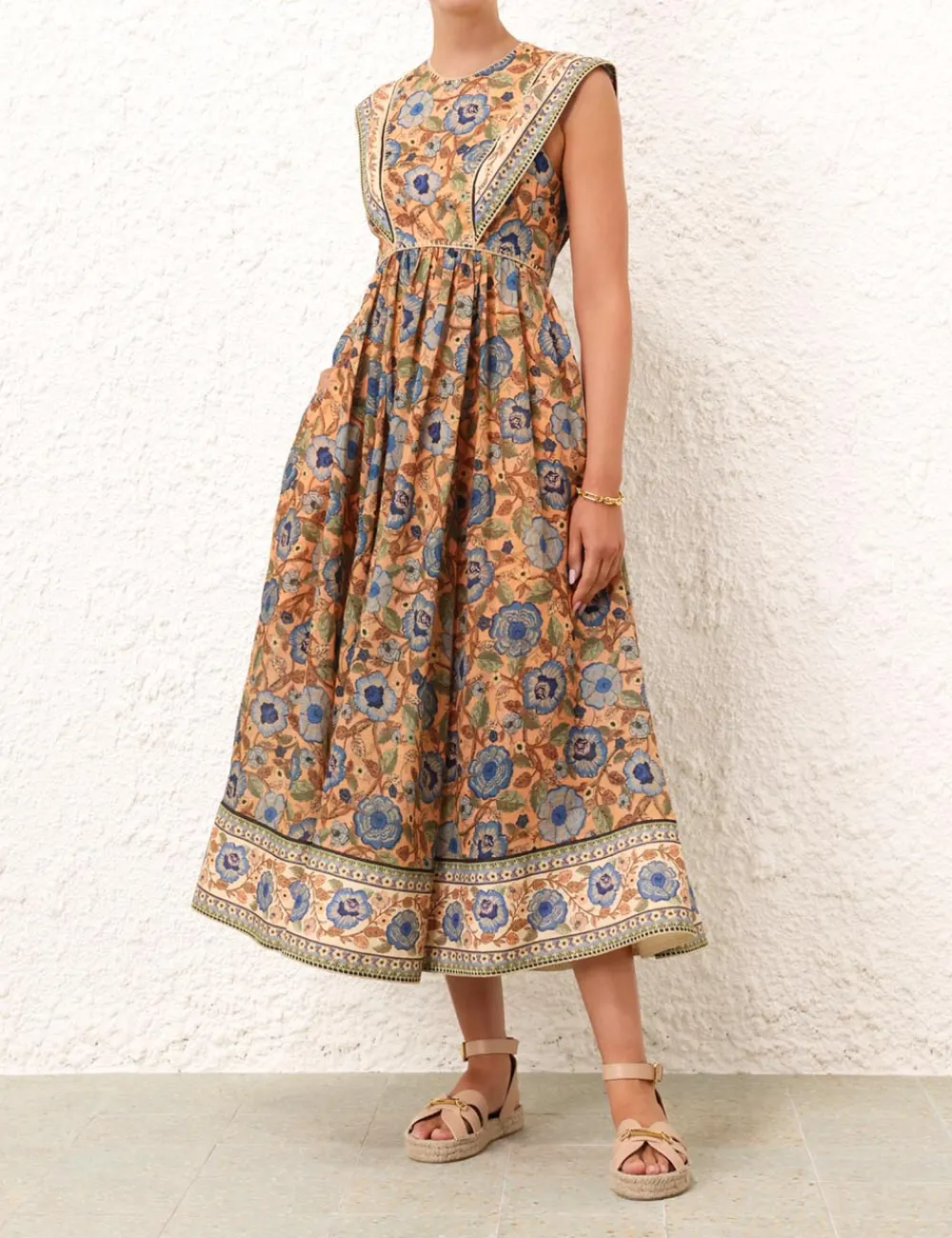 ZIMMERMANN Dresses & Coverups<Junie Spliced Midi Dress