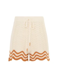 ZIMMERMANN Clothing<Junie Textured Knit Shorts