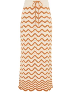 ZIMMERMANN Clothing<Junie Textured Knit Skirt