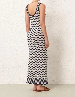 ZIMMERMANN Knitwear<Junie Textured Knit Tank Dress