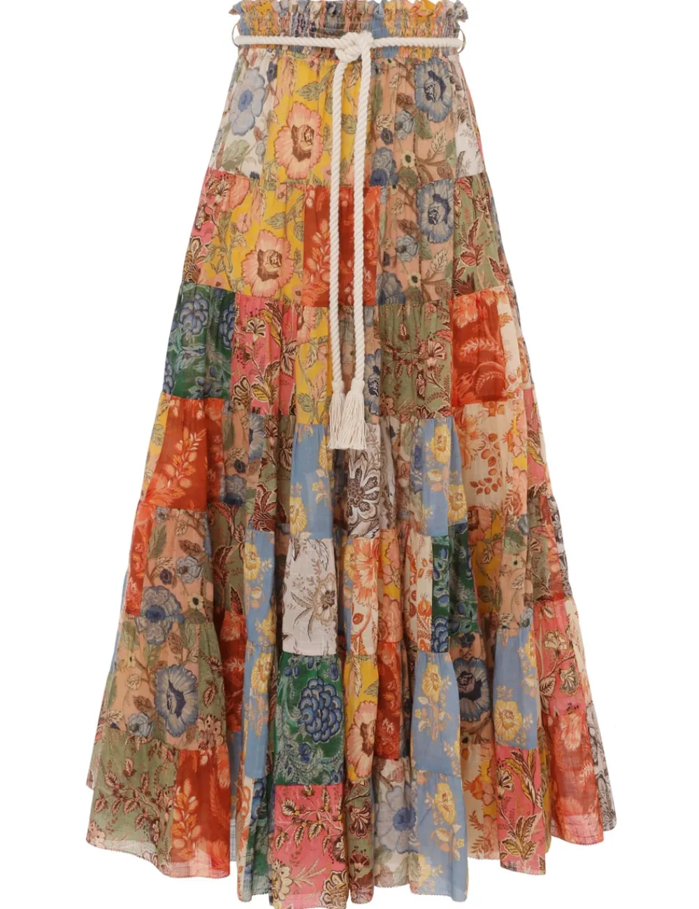 ZIMMERMANN Clothing<Junie Tiered Midi Skirt