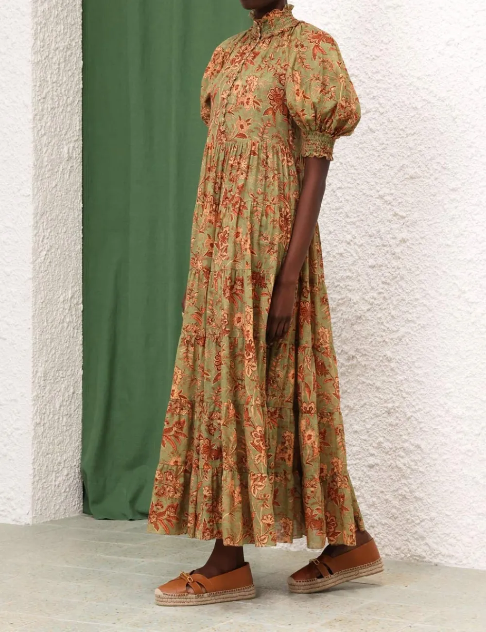 ZIMMERMANN Clothing<Junie Tiered Swing Maxi Dress