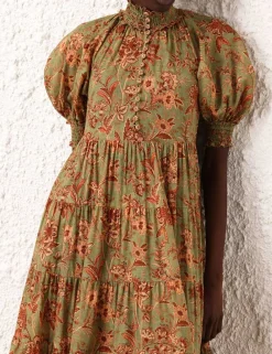 ZIMMERMANN Clothing<Junie Tiered Swing Maxi Dress