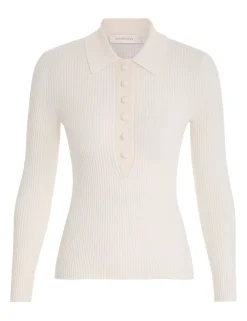 ZIMMERMANN Clothing<Knit Polo Top