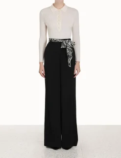 ZIMMERMANN Knitwear<Knit Polo Top