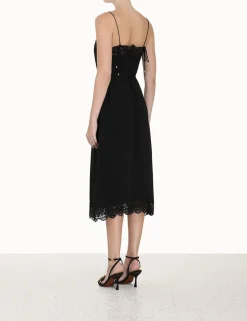 ZIMMERMANN Luminosity<Lace Panel Slip Midi