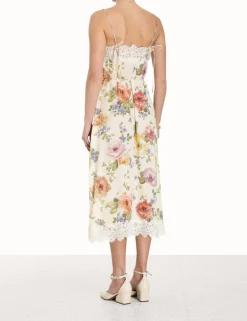 ZIMMERMANN Luminosity<Lace Panel Slip Midi