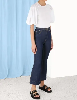 ZIMMERMANN Tops<Lantern Sleeve Tee