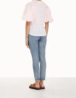 ZIMMERMANN Tops<Lantern Sleeve Tee