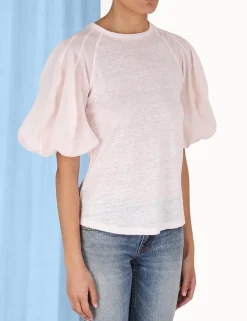 ZIMMERMANN Tops<Lantern Sleeve Tee