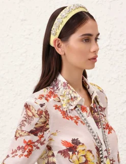 ZIMMERMANN In Focus<Leather Crystal Headband