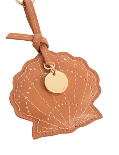 ZIMMERMANN Keychains<Leather Shell Key Charm