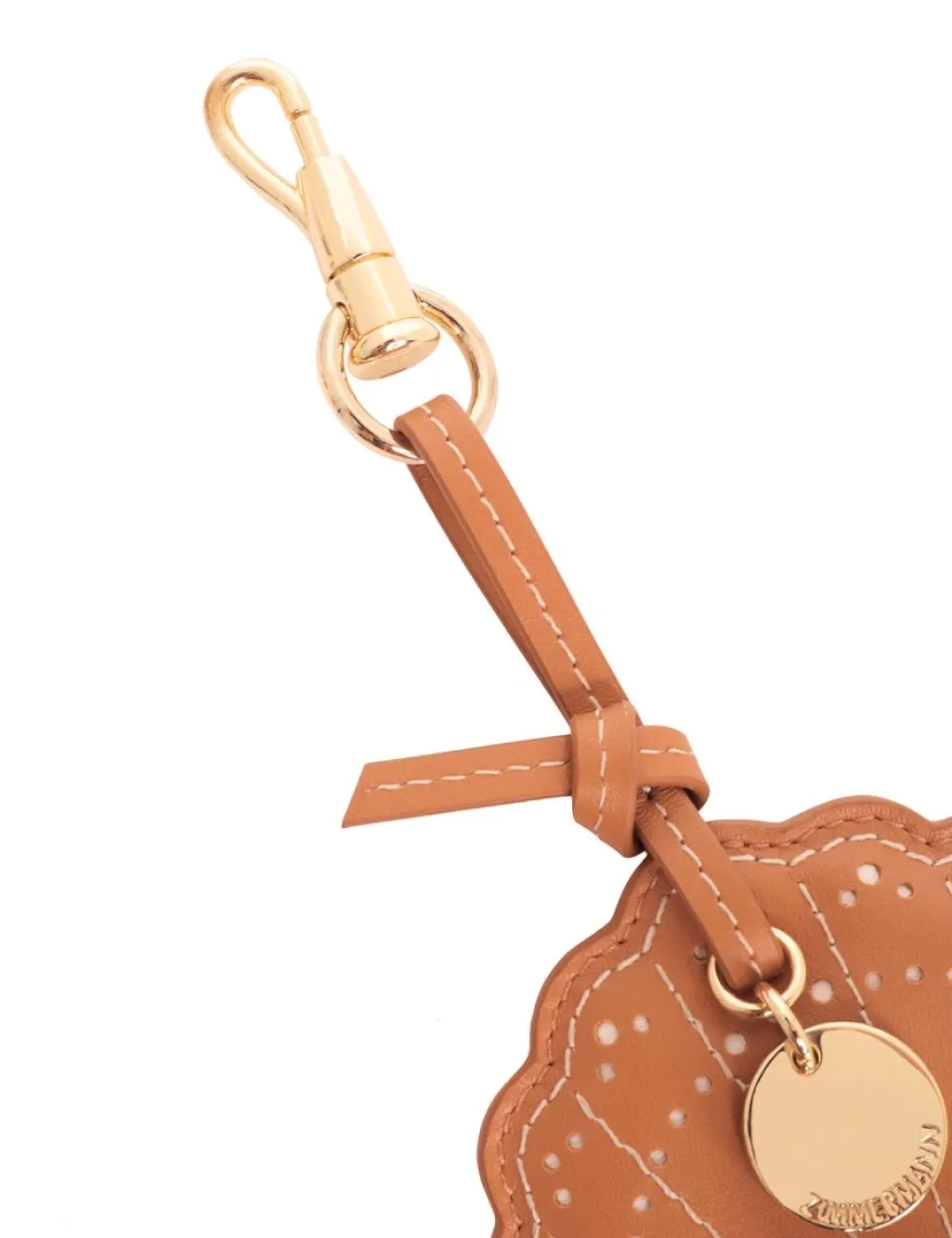 ZIMMERMANN Keychains<Leather Shell Key Charm