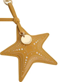 ZIMMERMANN Keychains<Leather Starfish Key Charm
