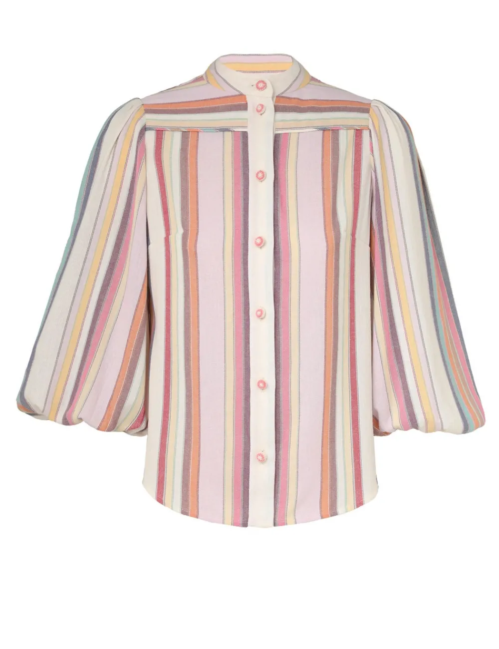 ZIMMERMANN Clothing<Lexi Blouson Stripe Shirt