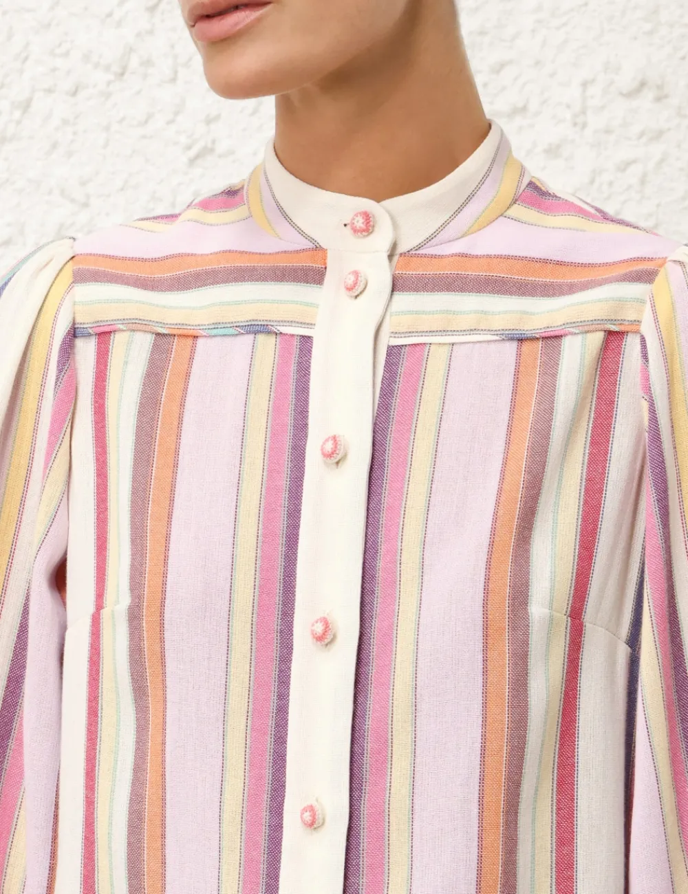 ZIMMERMANN Clothing<Lexi Blouson Stripe Shirt