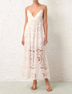 ZIMMERMANN Clothing<Lexi Embroidered Slip Dress