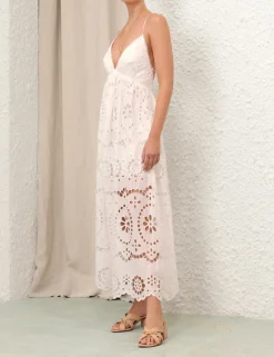 ZIMMERMANN Clothing<Lexi Embroidered Slip Dress