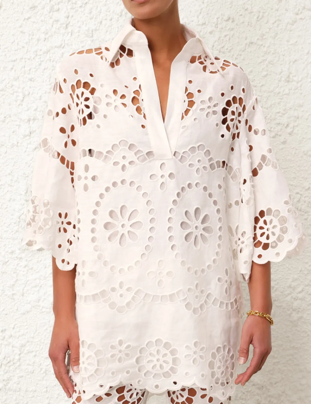ZIMMERMANN Clothing<Lexi Embroidered Tunic