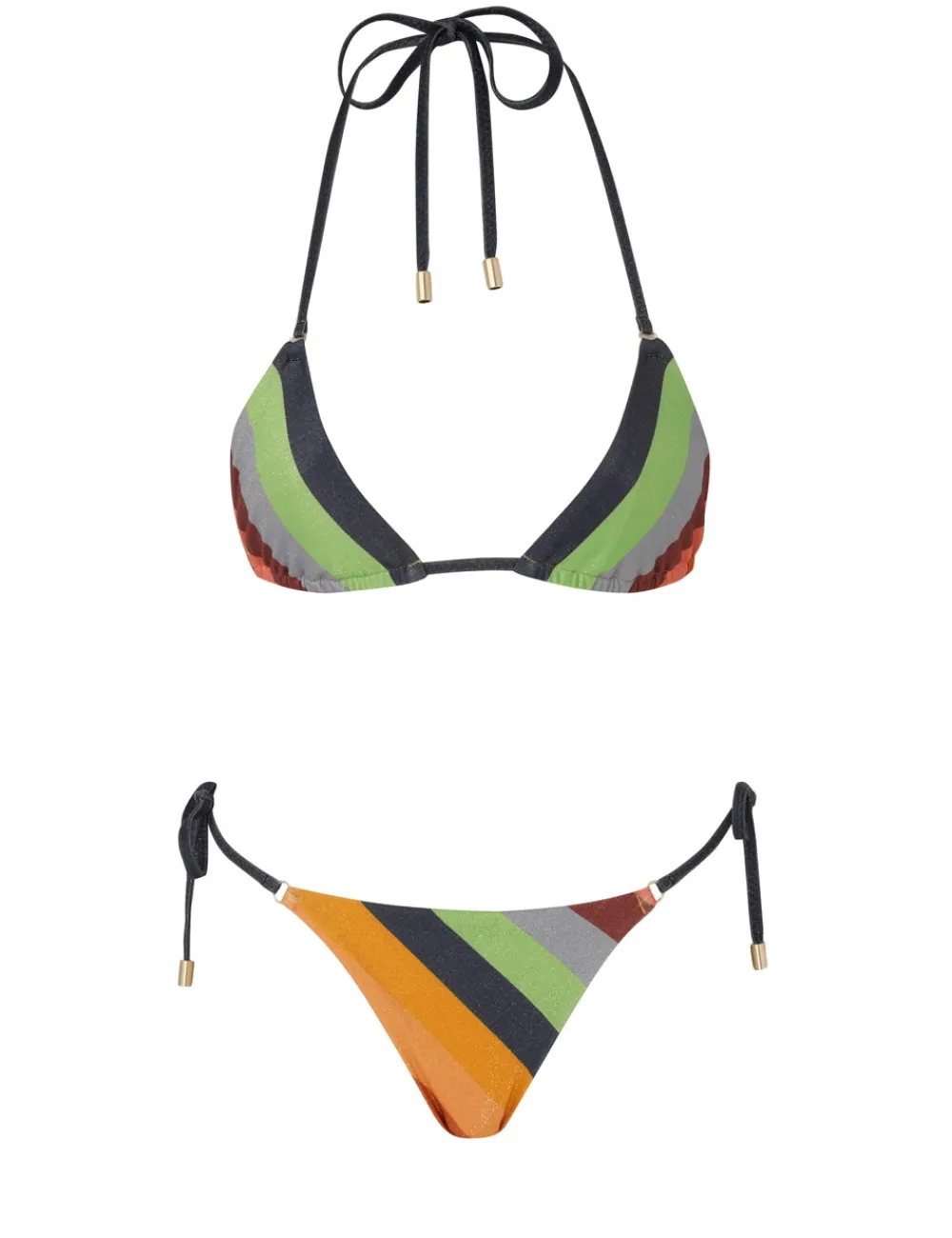 ZIMMERMANN Bikinis<Lexi Lurex Mini Tri Bikini