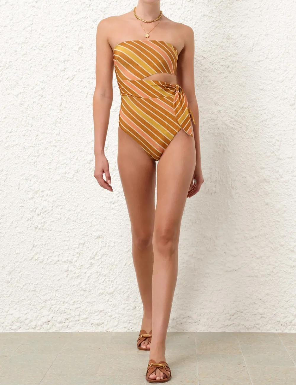 ZIMMERMANN One Pieces<Lexi Lurex Scarf Tie 1Pc