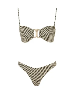 ZIMMERMANN Bikinis<Lexi Textured Knot Trim Bikini