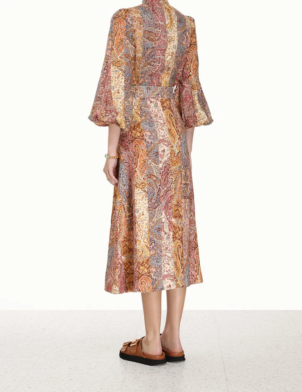 ZIMMERMANN Skirts<Luminosity A-Line Midi Skirt