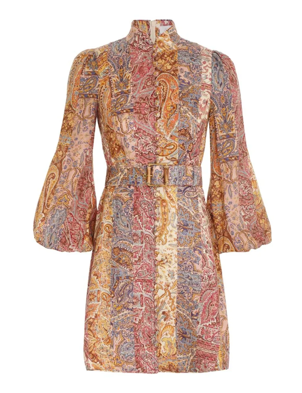 ZIMMERMANN Dresses<Luminosity Belted Mini Dress