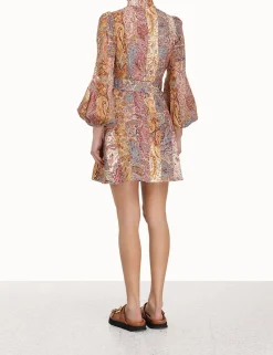 ZIMMERMANN Dresses<Luminosity Belted Mini Dress
