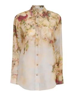 ZIMMERMANN In Denim<Luminosity Button Up Shirt