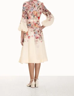 ZIMMERMANN Luminosity<Luminosity Buttoned Midi Dress