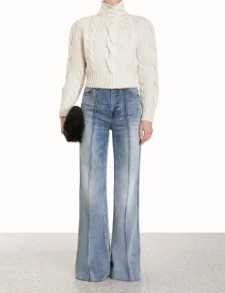 ZIMMERMANN Clothing<Luminosity Cable Sweater