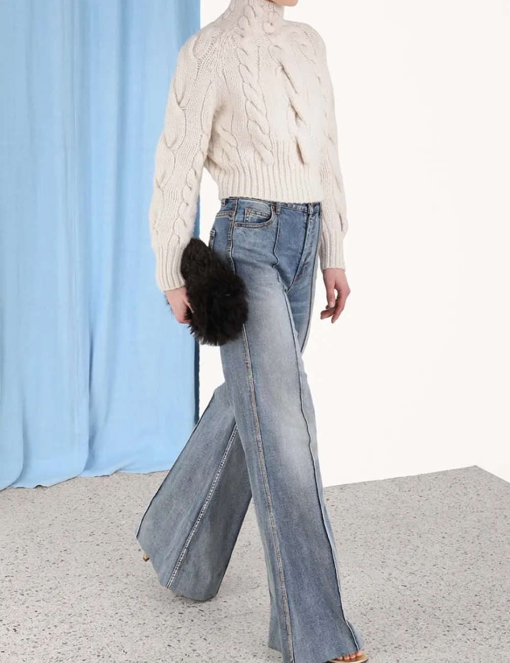 ZIMMERMANN Luminosity<Luminosity Cable Sweater