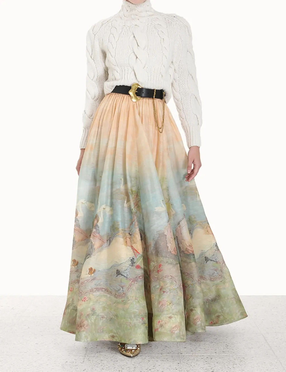ZIMMERMANN Luminosity<Luminosity Cable Sweater