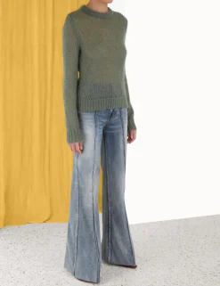 ZIMMERMANN Luminosity<Luminosity Crew Neck Sweater