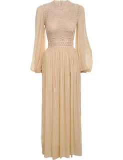 ZIMMERMANN Dresses<Luminosity Crochet Bodice Midi