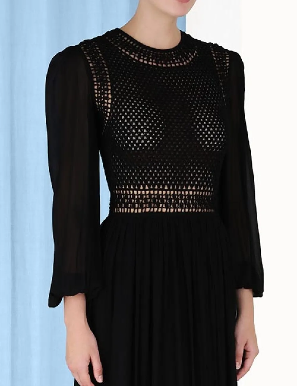 ZIMMERMANN Luminosity<Luminosity Crochet Bodice Midi