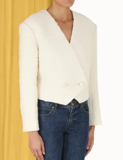 ZIMMERMANN Jackets & Coats<Luminosity Cropped Blazer