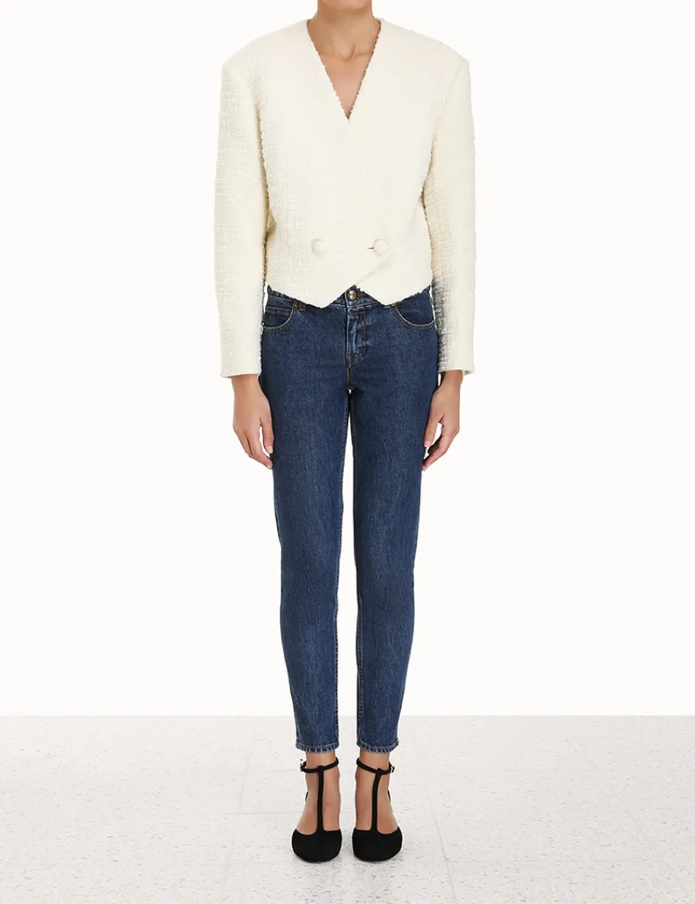 ZIMMERMANN Clothing<Luminosity Cropped Blazer