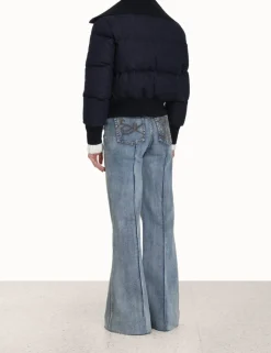 ZIMMERMANN Jackets & Coats<Luminosity Denim Down Jacket