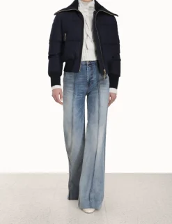 ZIMMERMANN Clothing<Luminosity Denim Down Jacket