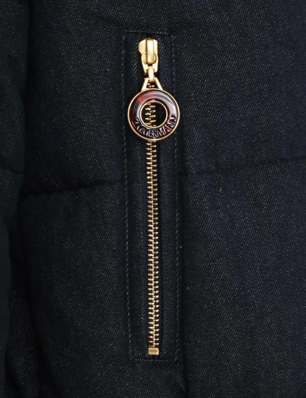 ZIMMERMANN Denim<Luminosity Denim Down Jacket