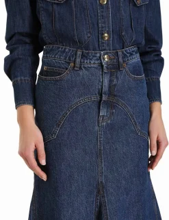 ZIMMERMANN In Denim<Luminosity Denim Maxi Skirt