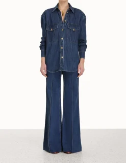 ZIMMERMANN In Denim<Luminosity Denim Shirt