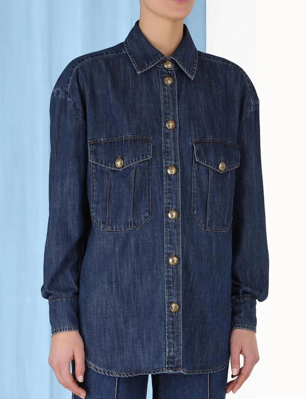 ZIMMERMANN In Denim<Luminosity Denim Shirt