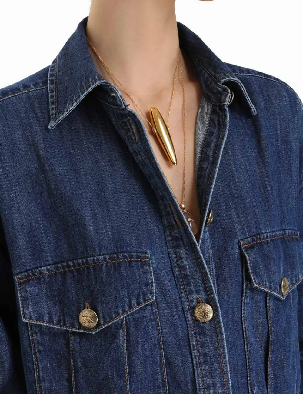 ZIMMERMANN Denim<Luminosity Denim Shirt