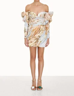 ZIMMERMANN Form & Light<Luminosity Drape Mini Dress