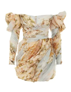 ZIMMERMANN Dresses<Luminosity Drape Mini Dress