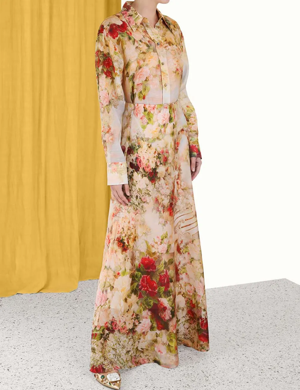ZIMMERMANN In Denim<Luminosity Flare Skirt